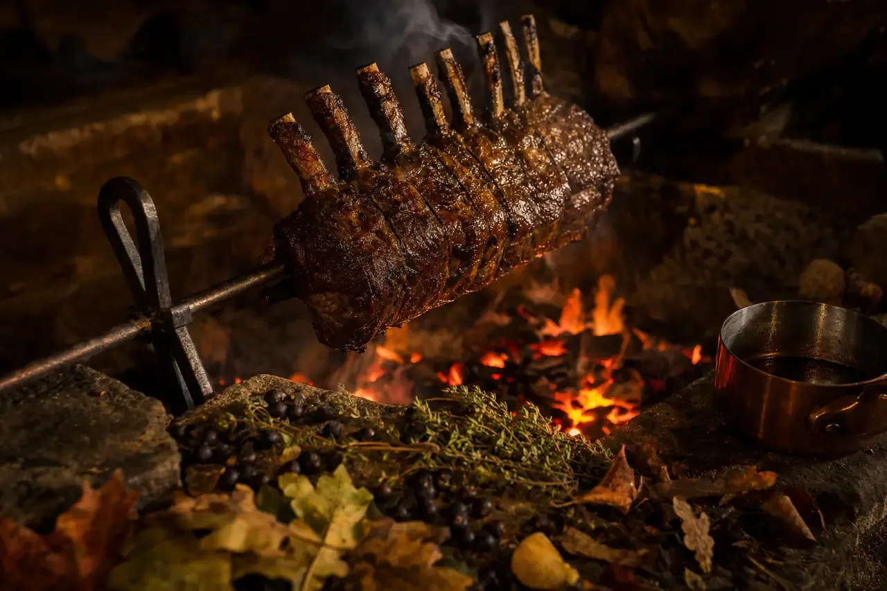 Neu auf der Karte: Rehrücken am Spieß